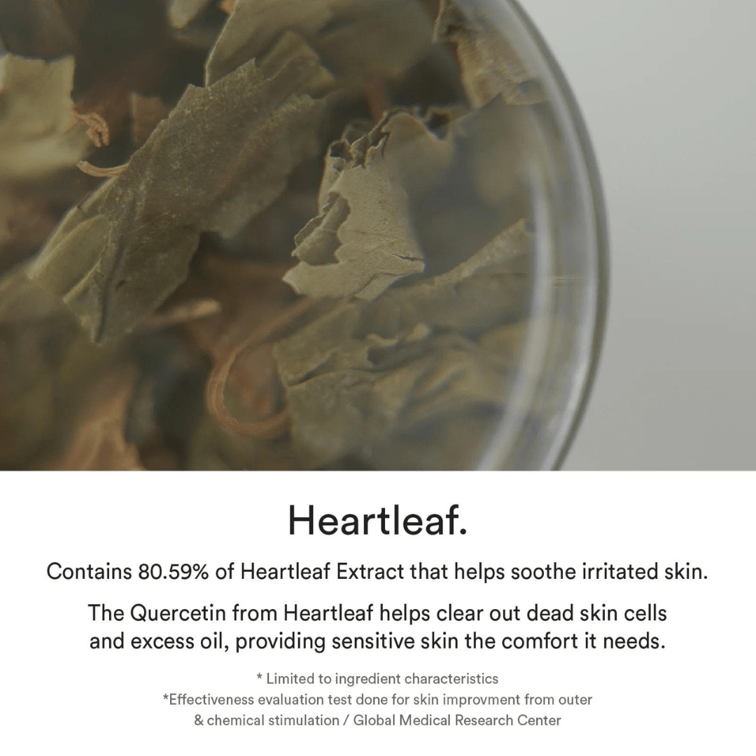 Face Serum Abib Heartleaf Essence Calming Pump green heartleaf top view description
