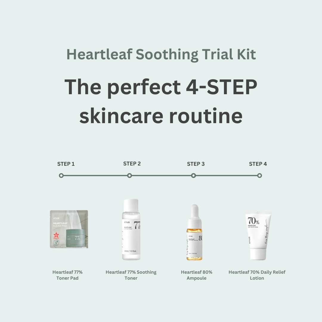 Anua - Heartleaf Soothing Trial Kit - DewDropShopDewDropShop