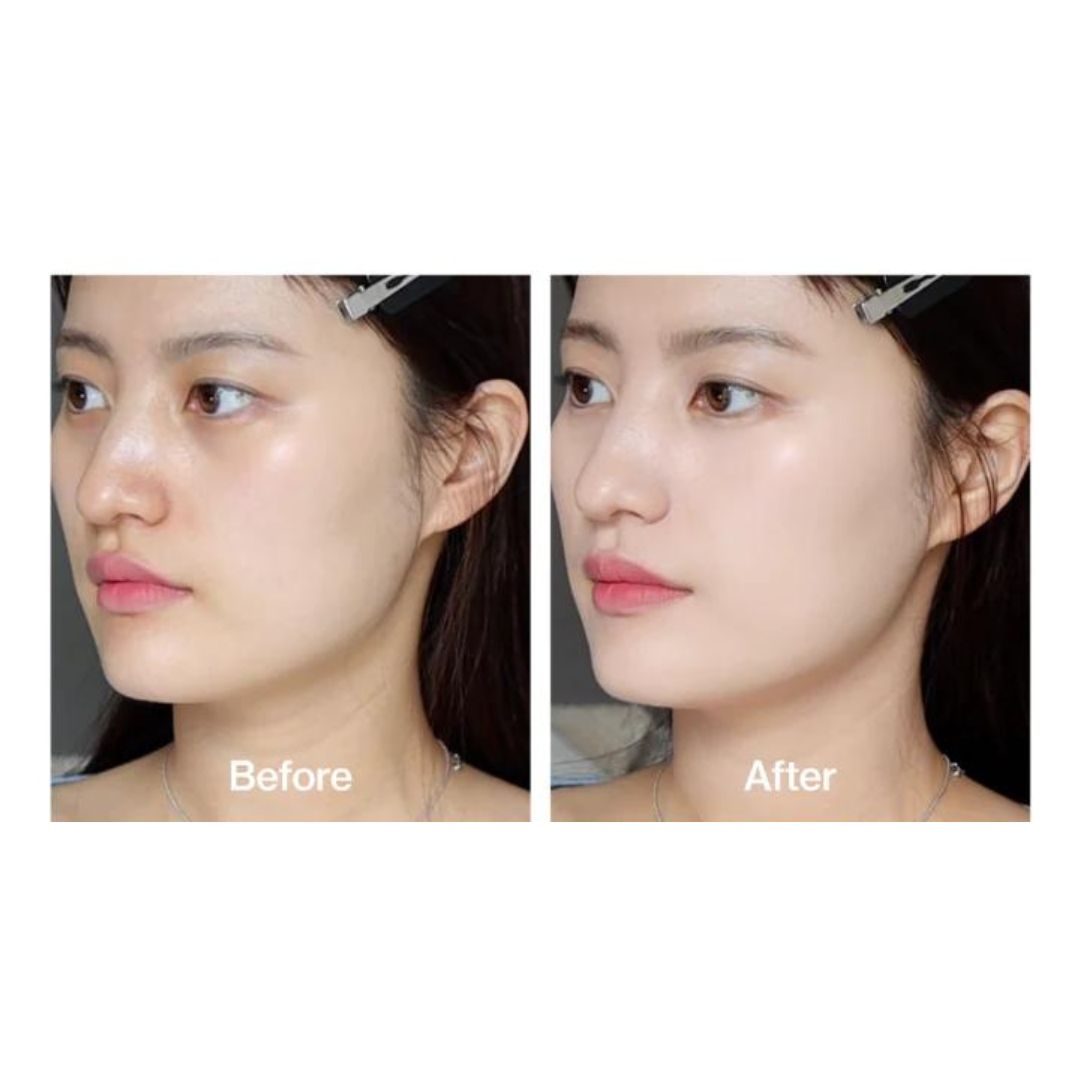 unleashia cushion foundation before after face