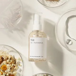 mist toner yellow liquid flowers