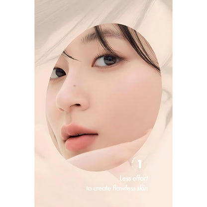 romand cushion face make up pink face